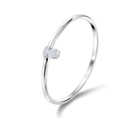 Minimalist Designed Silver Ring NSR-4067